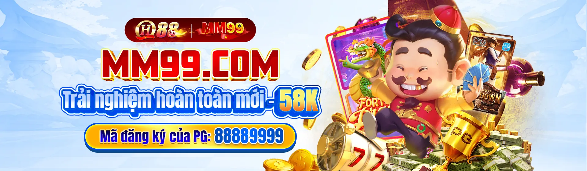 Máy đánh bạc CE88 với biểu tượng tiền vàng và giải độc đắc